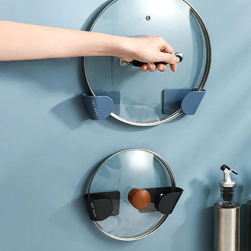NOOTH Rak Gantung Tutup Panci Rack Holder Hanging Wall Mounted 2 PCS - J192 1
