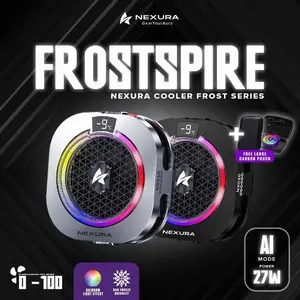 NEXURA Fan Cooler FrostSpire NXC01 | Pendingin HP Khusus Gaming Mode Ai, Overclock Speed 27W