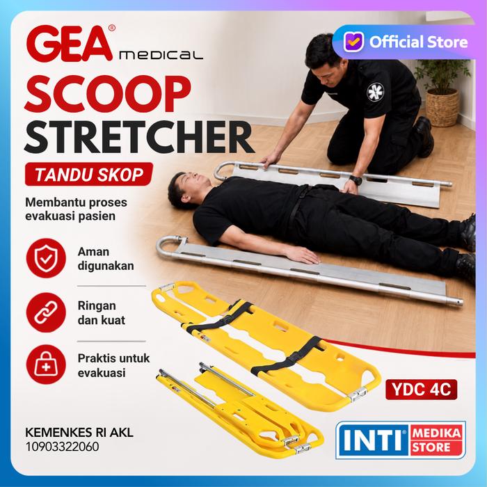 Gambar GEA - Tandu Emergency SCOOP Stretcher YDC 4A 4B 4C Tandu Skop | STAIR Stretcher YDC 5G Tandu Kursi Duduk Lipat | VACUUM MATTRESS Stretcher YDC 6A1 Tandu Matras Terpal | SPINE BOARD Stretcher 7 A1 B2 A3 A4 Tandu Spinal | Alat Bantu Klinik Rumah Sakit - Sekop YDC-4C dari INTI MEDIKA STORE Kota Bandung 4 Tokopedia