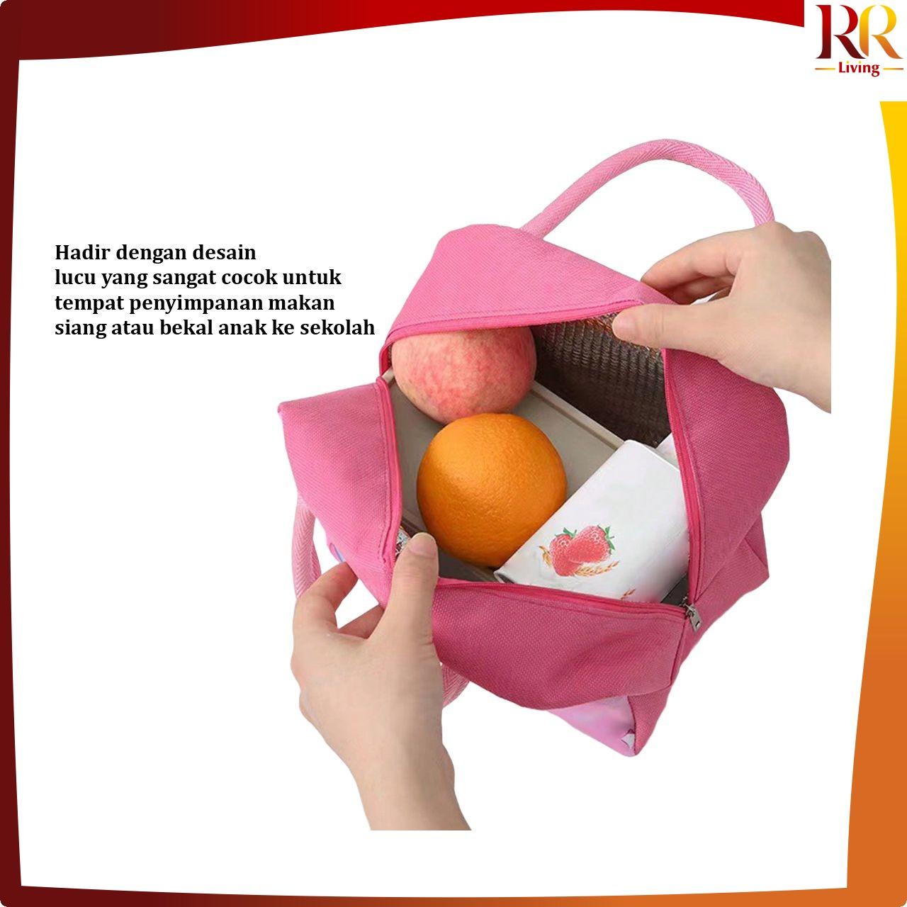 [COD] RR T61 Tas Bekal Anak Karakter Animal 3D Lunch Bag Travel / Cooler Bag Tempat Penyimpanan Makan Siang / Tempat Bekal Sekolah Lucu