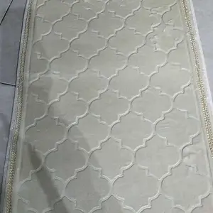 [New Arrival] Sajadah Kubah Polos Anti Slip Medium Tebal Embos Lembut Motif Muslim