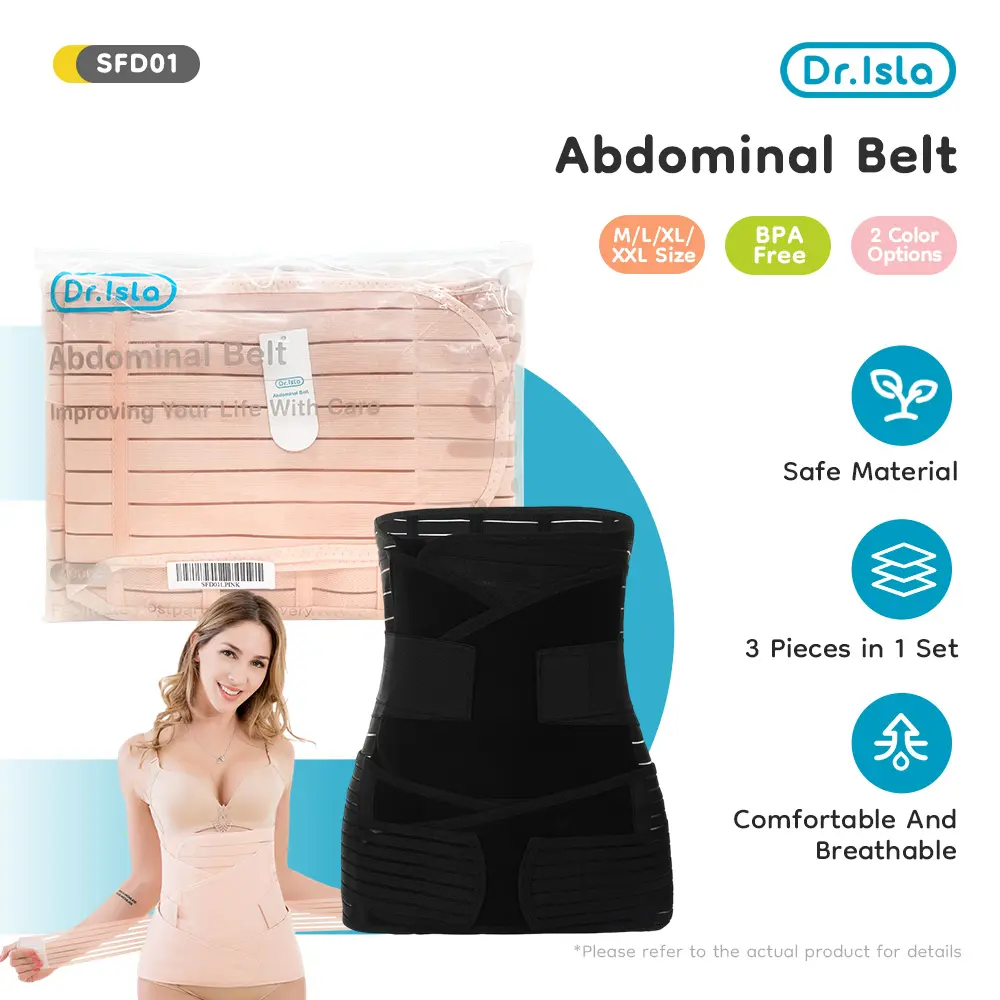 Dr.isla Pasca Persalinan Membentuk Tubuh Tiga Dalam Satu Stagen Perekat Sabuk Perut Perut Sabuk Pelangsing Musim Panas Perut Ramping wanita belt SFD01