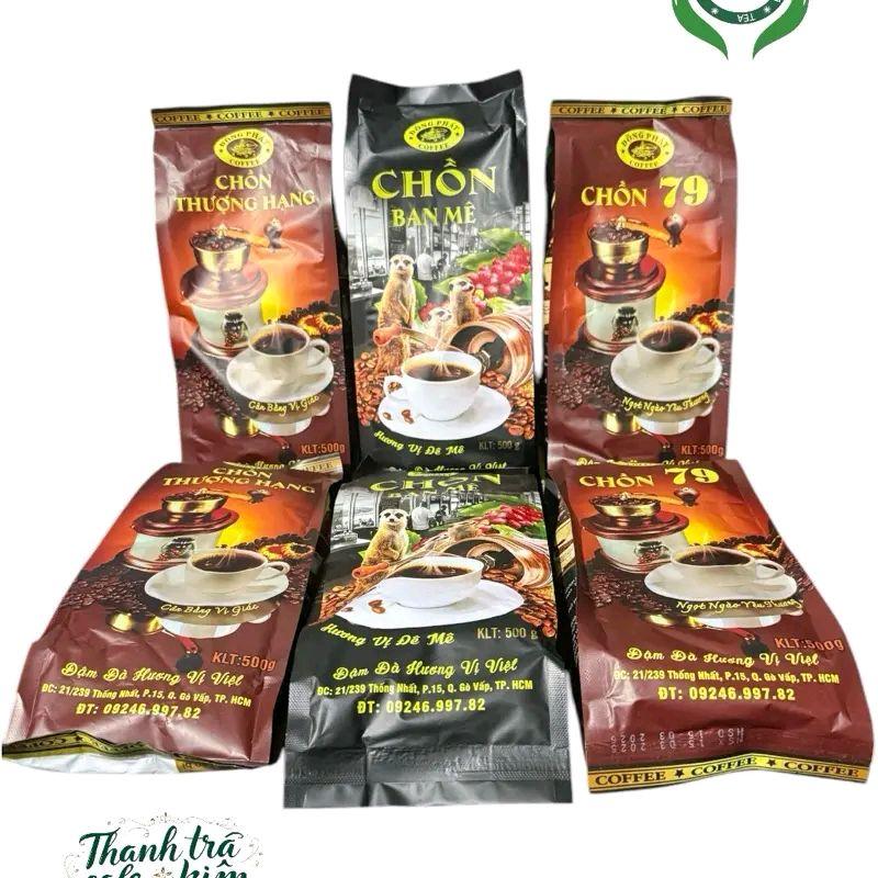 COMBO 3KG cà phê hương chồn Gia Lính gồm 6 Gói mỗi gói 500g .