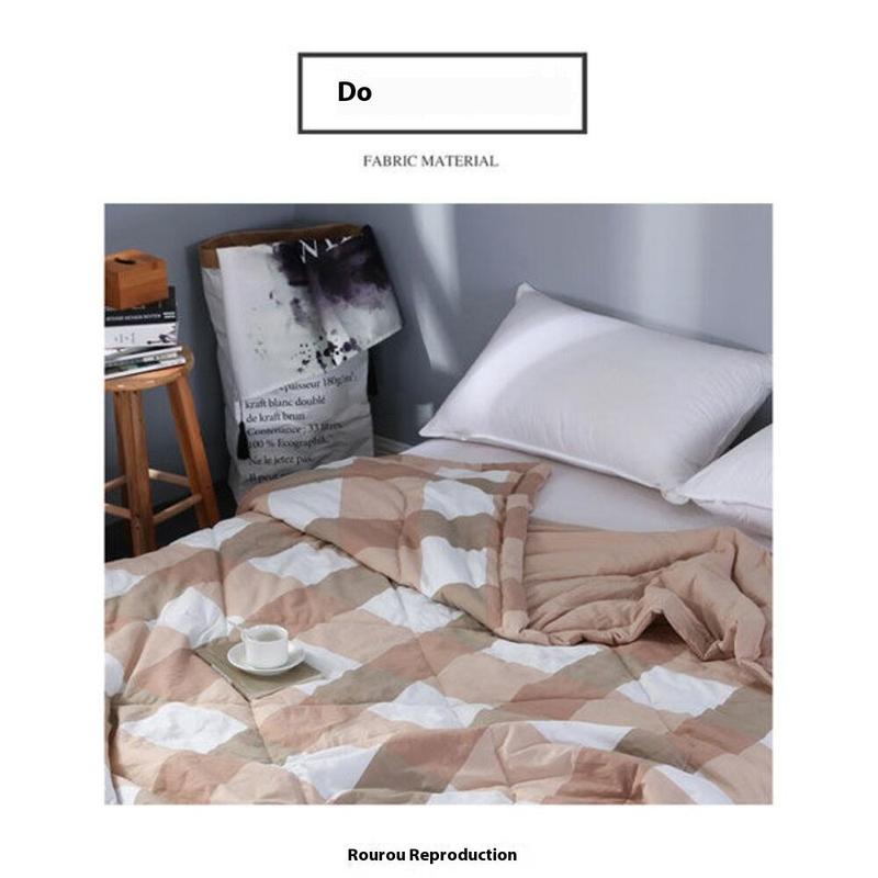 Product Introduction of EAY Life Summer Blanket Comforter Thin Soft Breahable Quilt Washed Cotton 7