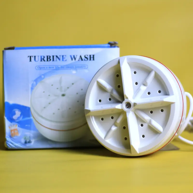 Mesin Cuci Mini Ultrasonic USB Portable Praktis untuk di kosan cucian baju bisa COD 4