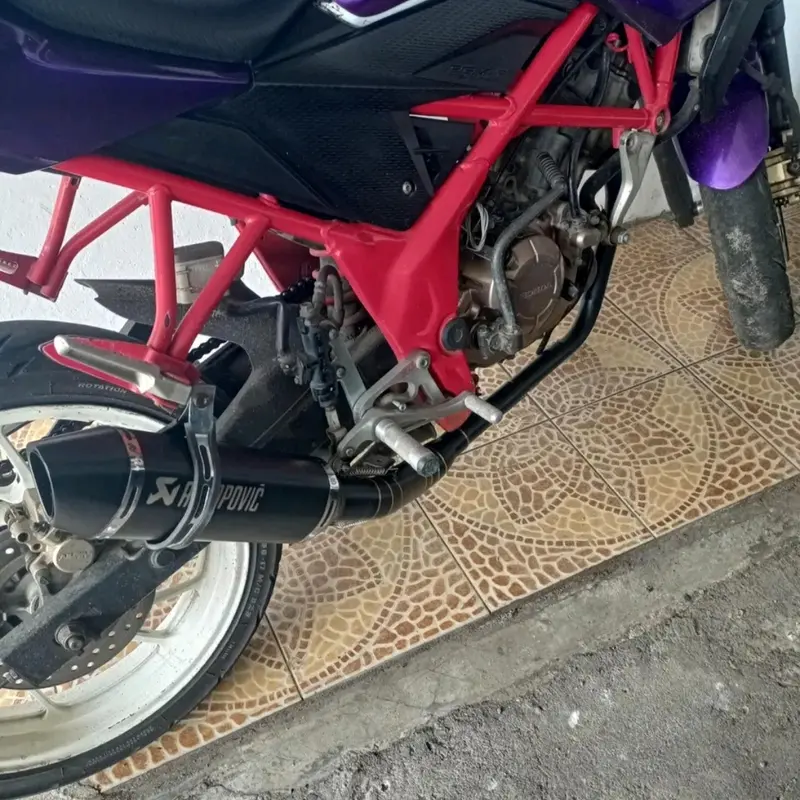 Knalpot racing Akrapovic Vixion Satria Fu CB 150R suara BASS ADEM Motor Motorcycle Motorcycle Motorcycle 4