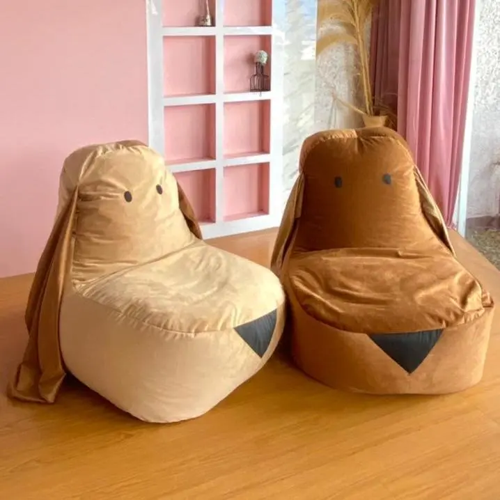 Sofa Karakter Bean Bag Puppys Bahan Legacy Beludru Siap Pakai - Furniture 1