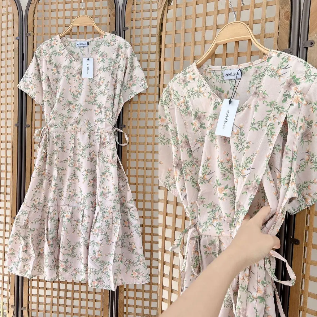 MIA - Baju Menyusui Bukaan Kanan Kiri Samping Daster Dress Jumbo Busui Friendly Hamil Nursingwear