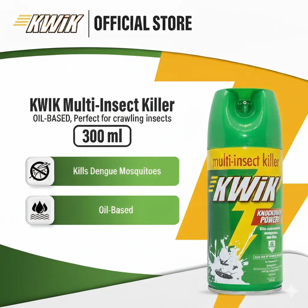 KWiK Multi-Insect Killer (Oil-Based) 300mL - TikTok Shop Philippines