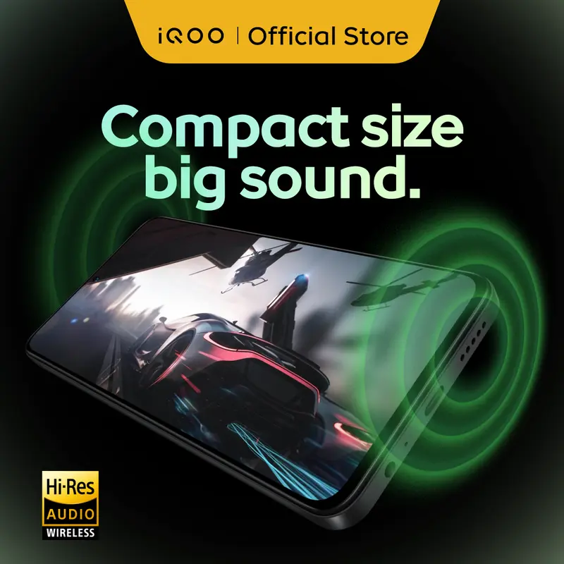 vivo iQOO Z9x (12/256) Snapdragon 6 Gen 1 4nm (ANTUTU 570,456+), 6000 mAH, 1000 nits 120hz eye-care display, Dual Stereo Speaker] 6