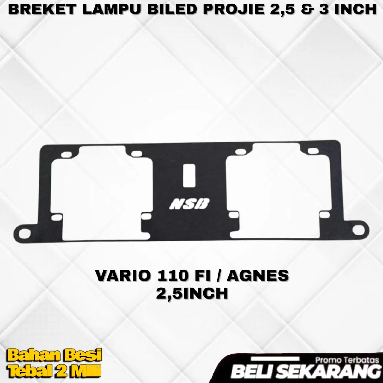 BREKET BILED-VARIO 110 FI 2,5 INCH