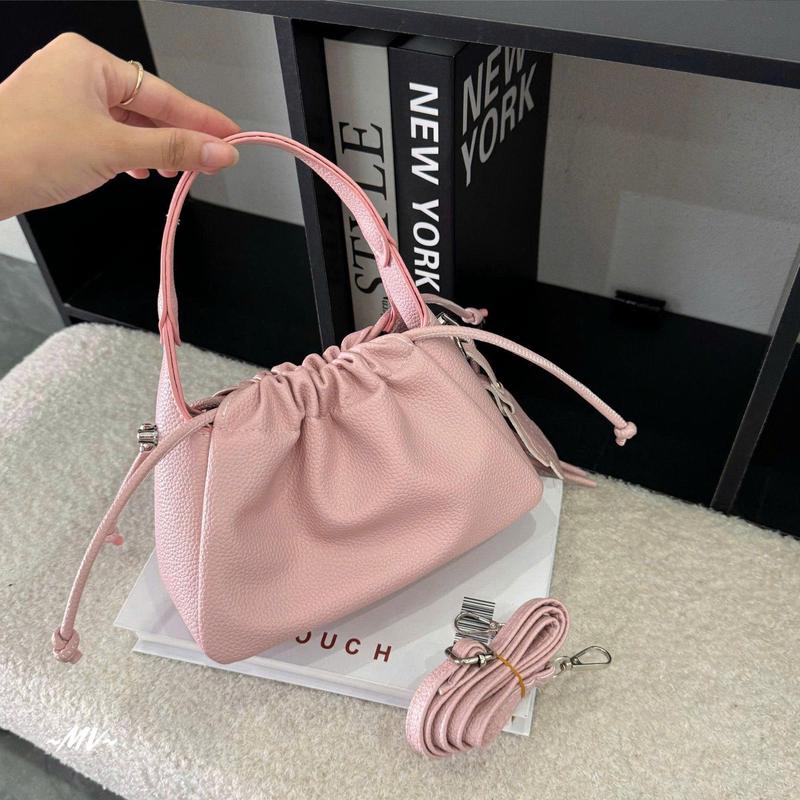 Túi Xách Nữ Cầm Tay Phong Cách Diệu Dà Dáng Rúm Bag CUN707