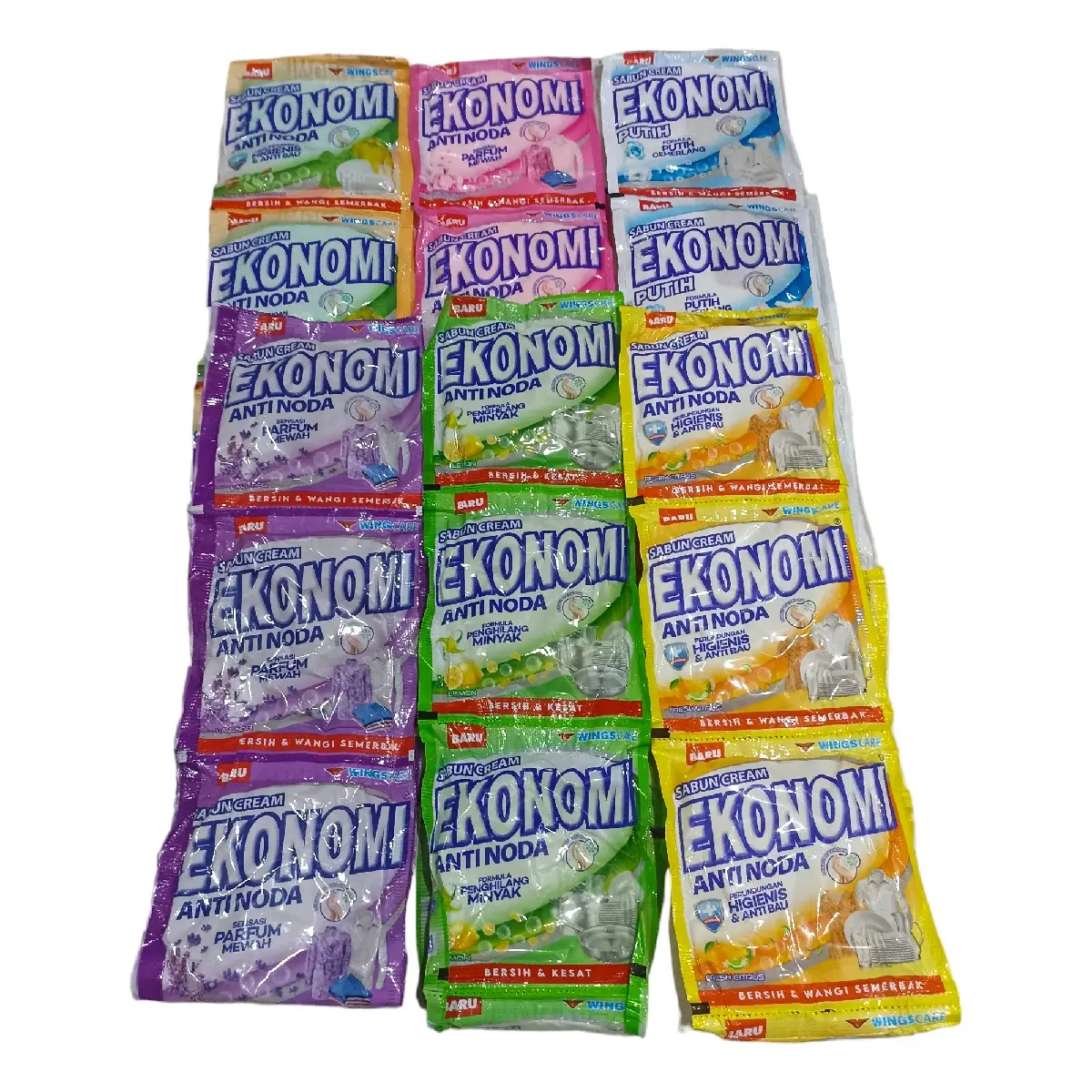 1 Renceng Sabun Colek Cream Ekonomi Anti Noda 67 Gram Isi 5 pcs Pria Pembersih