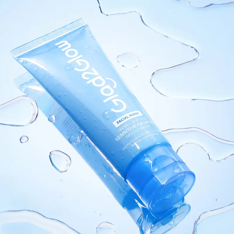 Glad2Glow Cleanser gather -glowing blackhead barrier sensitif exfoliating Berjerawat Ceramide Exfoliating Mencerahkan Pencerah Wajah Arbutin Hitam Niacinamide Cooling Komedo Kusam Pha Vitamin Acid Kering Aging Pelembab 7