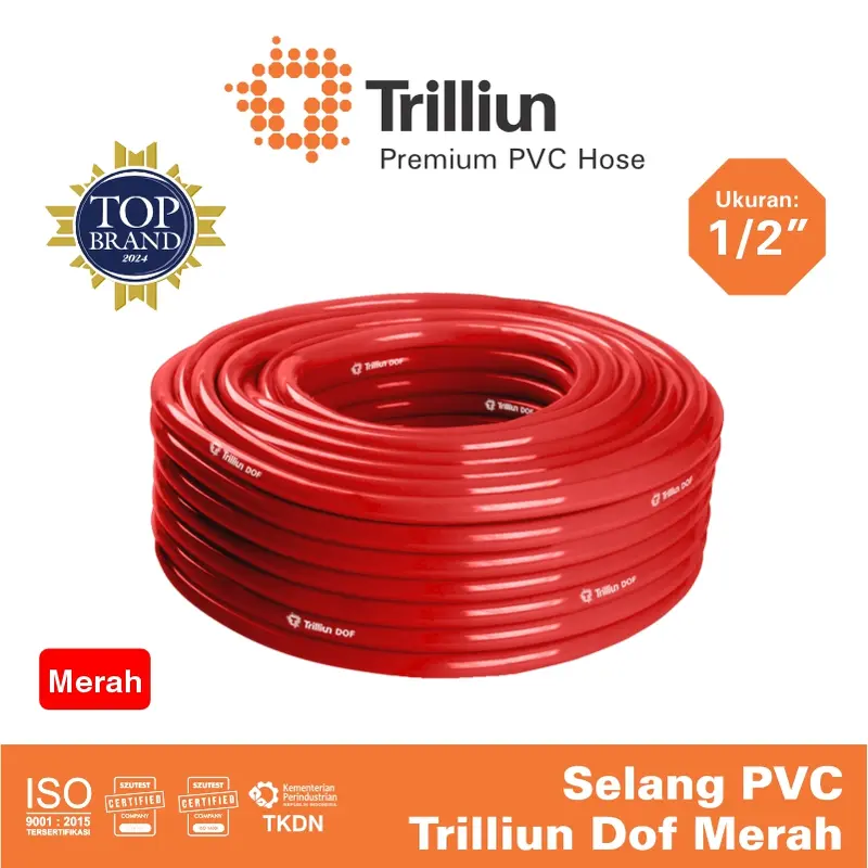 Selang Air PVC Trilliun Dof 1/2" Inch - 10 Meter 3