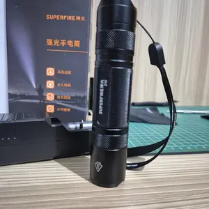 SUPERFIRE Z15 Senter UV 5W Daya Tinggi 365nm LED Lampu Ultraviolet untuk Detektor Noda Urin Kucing Anjing