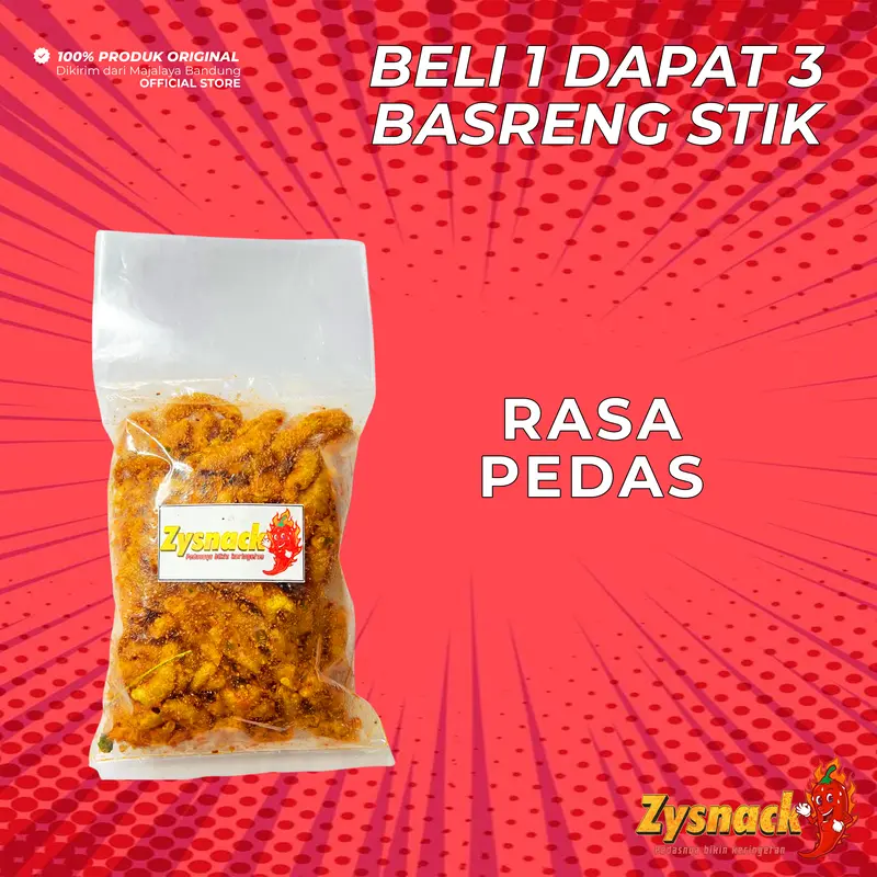 TERLARIS NO.1 | PROMO BELI 1 DAPAT 3 USUS CRISPY 50 GRAM CEMILAN Pedas Gurih Daun Jeruk by Zysnack Bumbu Melimpah 2