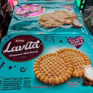 ROMA LAVITA/biscuit roma/lavita cinnamon milk biscuit kayu manis 210gr Cemilan Kering