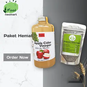 Paket 1 bulan! Cuka Apel + Chia Seed 100 gr