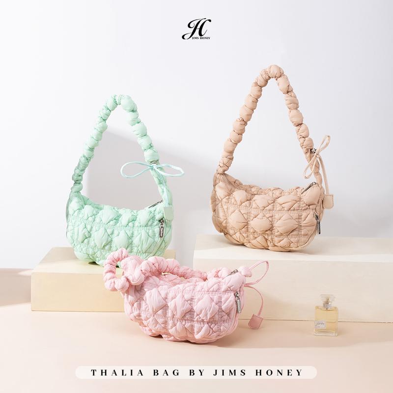 JIMS HONEY Tas Wanita Thalia Bag Tas Selempang Puffy Sling Bag Kulit 7