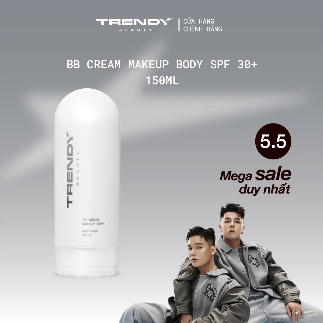 TRENDY BEAUTY BB Cream Makeup Body SPF 30 150ml