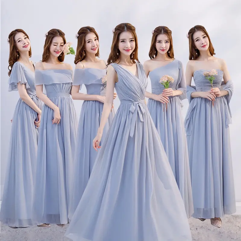Bd Gaun Bridesmaid Gaun Pernikahan Panjang Bd52-57 4