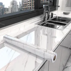 Wallpaper / Sticker Dapur Meja Dinding Lemari Anti Minyak & Api Uk 60CM*3M Tahan Air