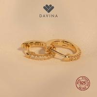 Gambar DAVINA Ladies Amoura Earrings Gold Color Sterling Silver 925 - Anting Wanita Perak S925 Hoop dari DAVINA Jewelry Kota Administrasi Jakarta Pusat 4 Tokopedia