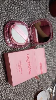 Product Review of 【Hot】Glad2Glow Perfect cover cushion dengan kandungan skincare mencegah kekusaman dan kulit kering sepanjang hari G2G Concealer Foundation Wajah Extract Mencerahkan Lasting Compact from L**🏻 1