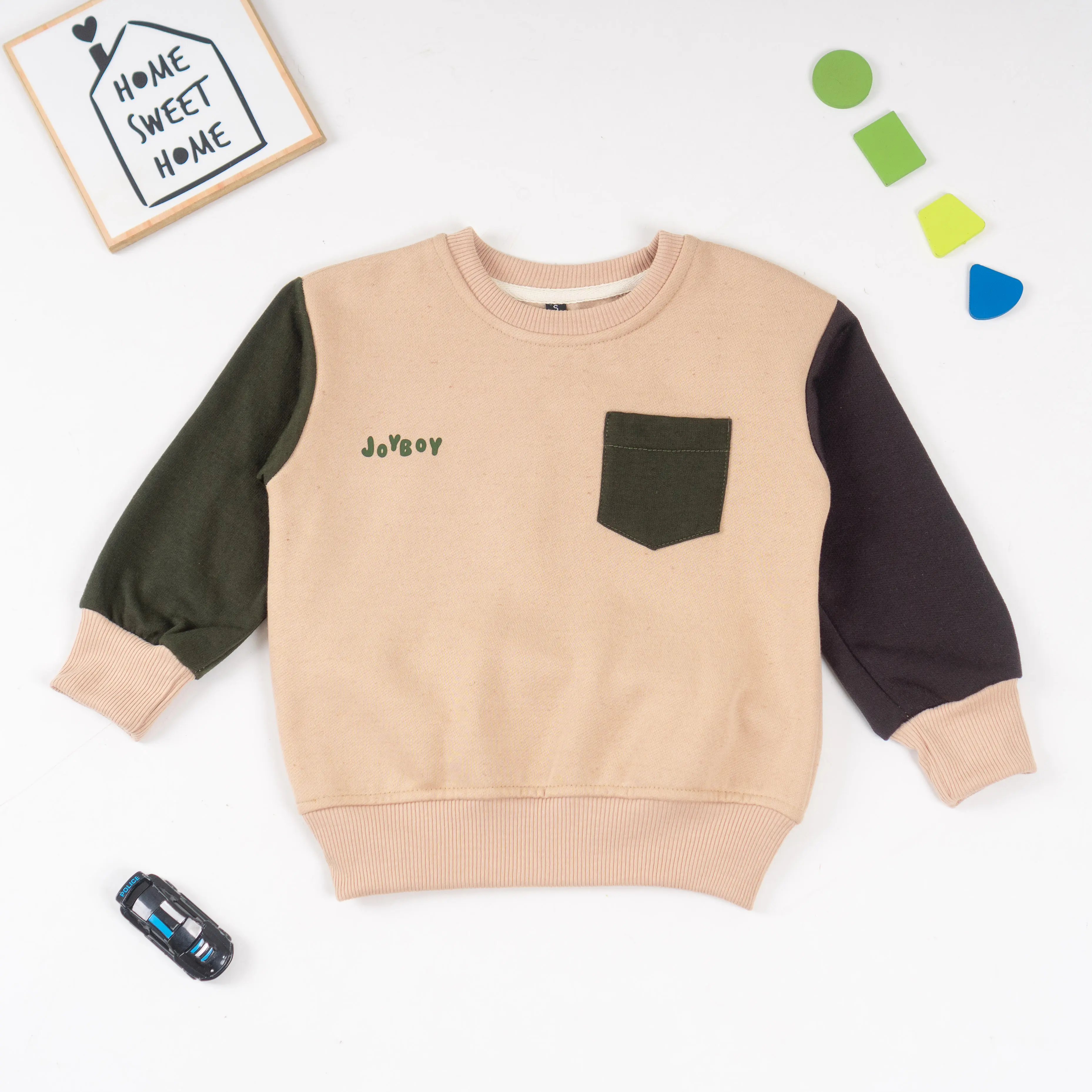 JOYBOY SWEATER CREWNECK KOMBINASI FASHION ATASAN ANAK