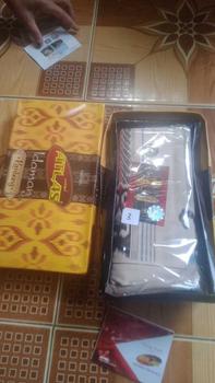 Product Review of Sarung Atlas Idaman Kembang - Motif BHS Hitam Batik from s**y 0