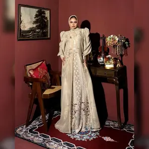 Camilaa Dress Material Lady Zr Pattern EA Organza Exlusive By Elly Arsy Only Gamis