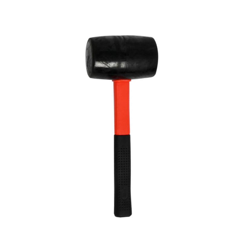 Product Introduction of Hi-Spec Heavy Duty Mallet Rubber Hammer 8/12/16/24oz Professional Floor Ceramic Tile Installation Fiberglass Hammer Hand Tools 5
