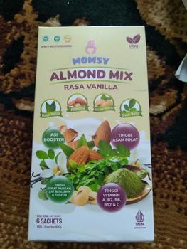 Product Review of MOMSY BUY 1 GET 1, ASI Booster 60 Kapsul X ALMOND MIX VANILLA 6 Sachet from L**0 1