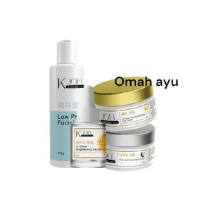 KJOEL PAKET BUNDLING MENCERAHKAN ISI 4 DAY NIGHT SABUN & SERUM VIT C
