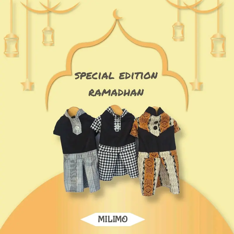 Baju koko sarung anabul kucing dan anjing FREE PECI 0