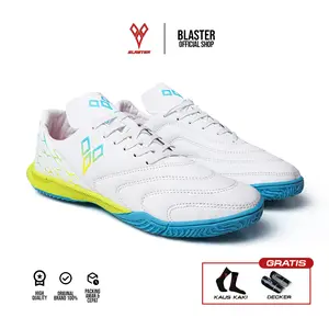 Sepatu Futsal BLASTER Pro Control Limited Edition White Tosca Pria Wanita Original Olahraga Sport