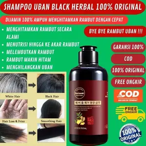 Sampo Shampoo Shampo Sampho Penghitam Rambut Uban / Menghitamkan Rambut Beruban / Shampo Penghitam Rambut Uban Permanen 100% Ampuh Original COD