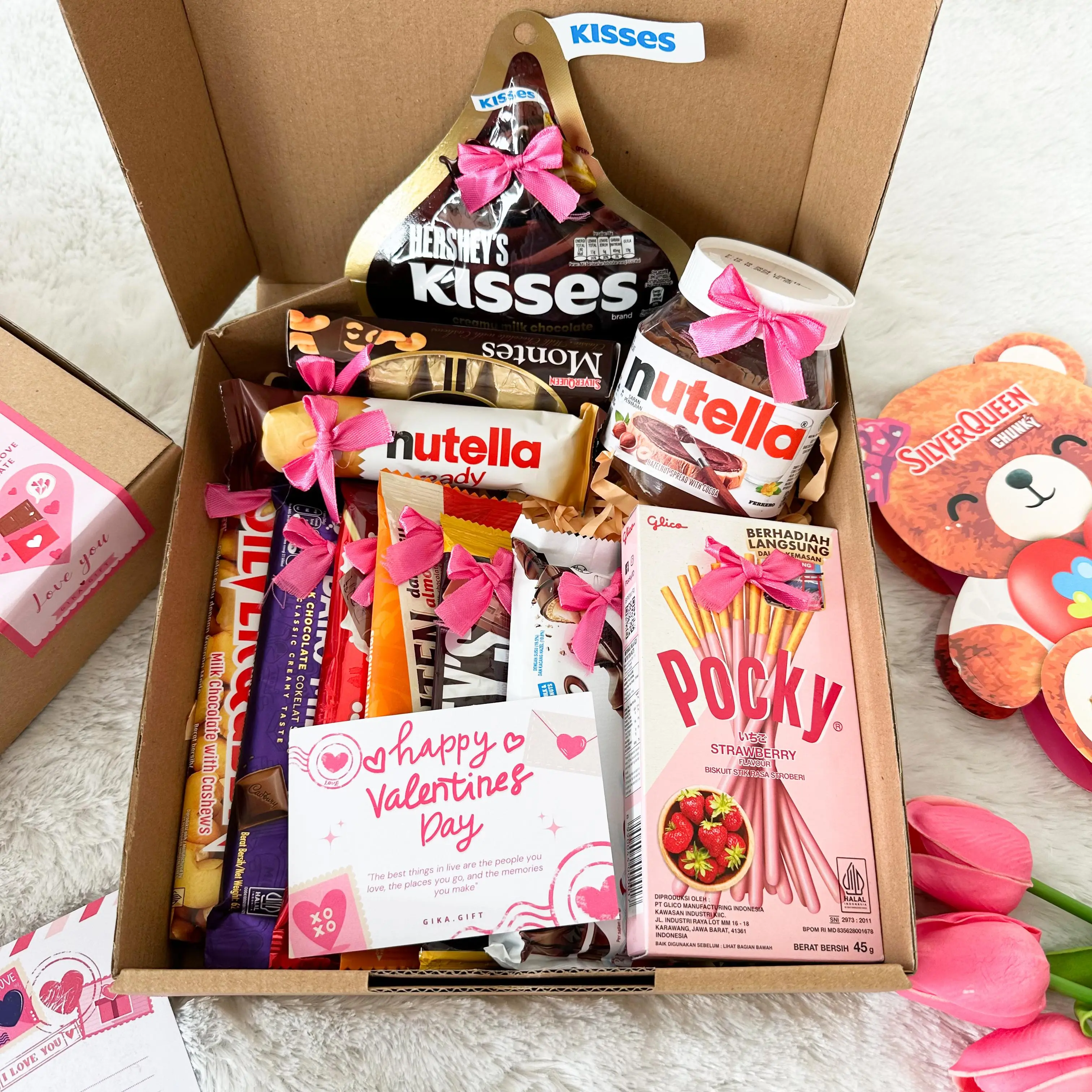 HAMPERS VALENTINE/ HAMPERS COKELAT/ HAMPERS ULANG TAHUN/ HADIAH VALENTINE