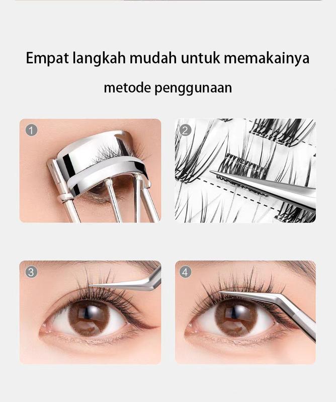 HOT SALE Bulu Mata Palsu Tanpa Lem Premium Eyelashes | Bulumata Extension | YOMI & ELLEN  | Wajah 6