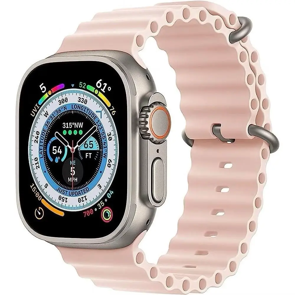 Smartwatch Ultra T800 - Pemantau Detak Jantung, Tekanan Darah, Oksigen, dan Kadar Gula Darah - Aksesoris, Jam