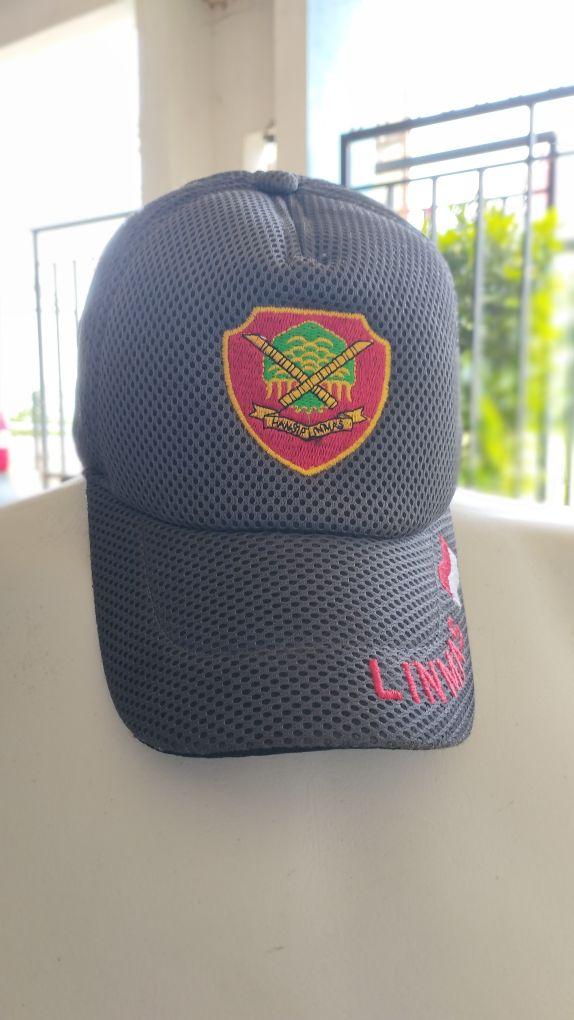 bordir kustom topi satuan, sehari jadi, bisa bikin bet logo & nama