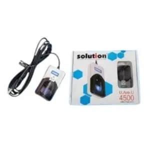 Fingerprint Solution U ARE U 4500 Scanner Sidik Jari Industrial Series 512 dpi USB 1.0-2.0 Enkripsi 128-bit