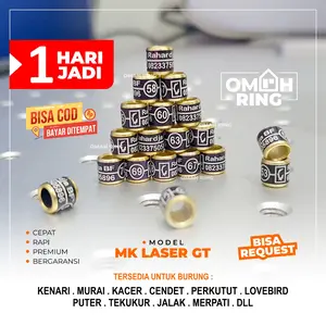 Omah Ring | MK Laser GT Edisi 10 Biji | Ring Burung Merpati, Kenari, Kacer, Murai, LB dll chat aja