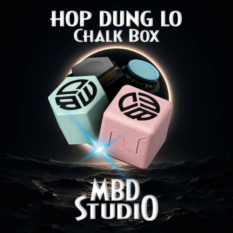  MBD Studio Hộp Đựng Lơ Bida MBĐ Taom & RoKu Thiết Kế In3D Chất Liệu Nhựa PLA+ Hút Nam Châm Bảo Quản An Toàn 
