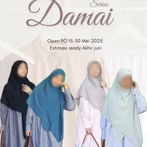 Voal damai Series  Square Jilbab Wanita