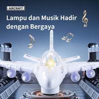Gambar Pesawat Elektrik Cerdas Anak - Auto Anti Nabrak + Musik & Lampu LED, Hadiah 2-12 Tahun aircraft rc  bus  remote  control - Pesawat tempur dari Habibi toys_NEW Kota Administrasi Jakarta Timur 3 Tokopedia