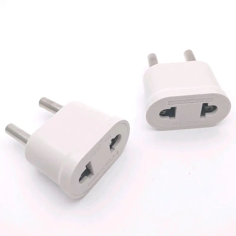 Over Steker Gepeng / Colokan Listrik Bulat ke Gepeng 1pcs / Convert ASIA EU to US JPN Taiwan Jepang China Adaptor sambungan charger handphone lampu multifungsi 4