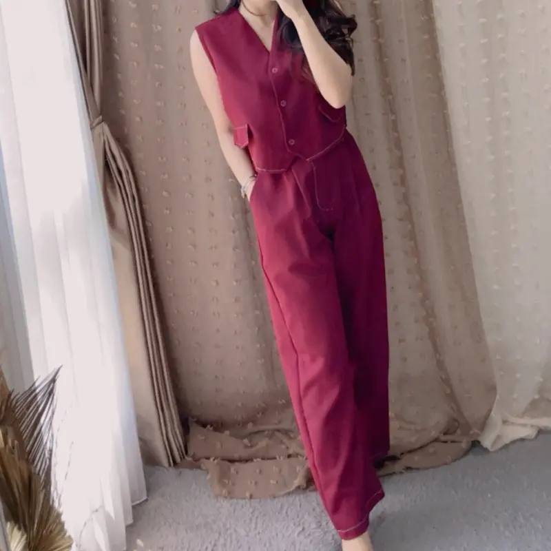 Gracia Set || One Set High Waist || Setelan Wanita || Setelan Crop Top || Vaeesan Baju Blazer Atasan Celana 3