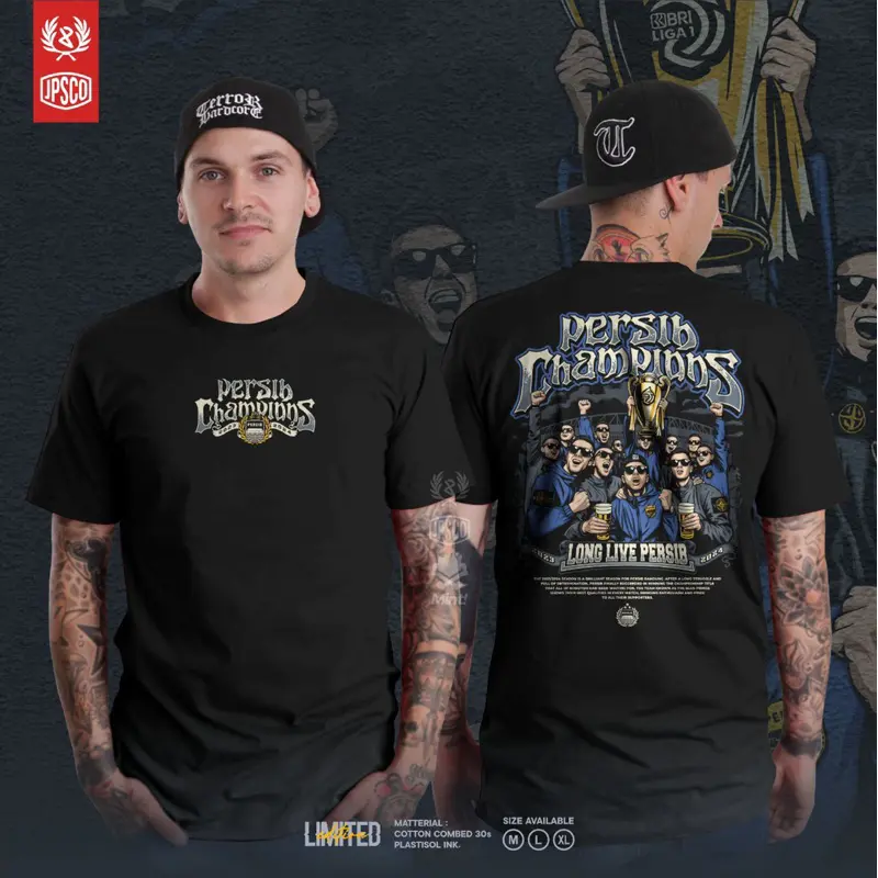 BAJU PERSIB CHAMPION KAOS PERSIB BANDUNG JUARA 0